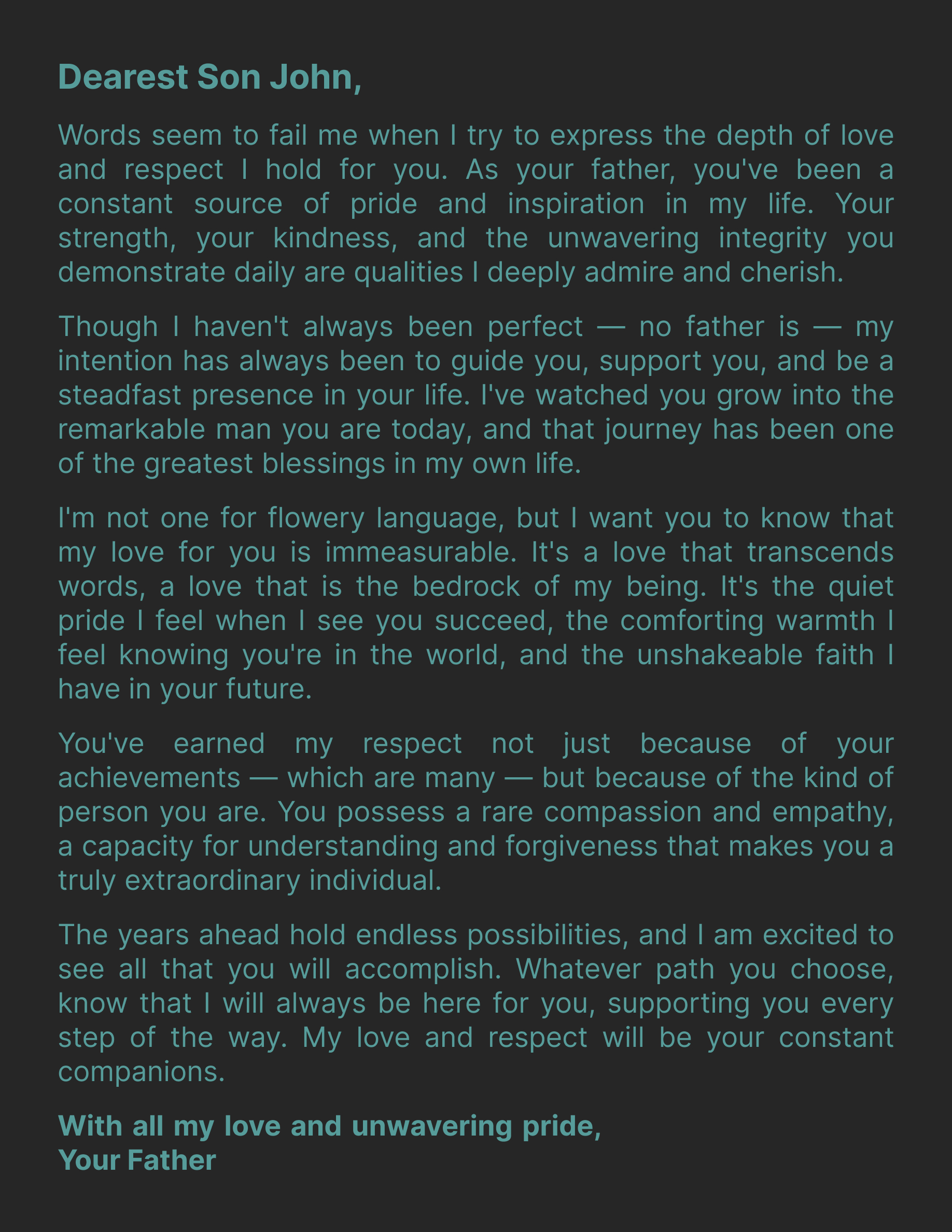 Love Letter Generator AI
