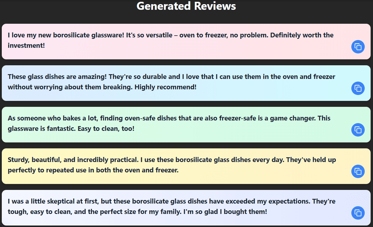 AI Review Generator